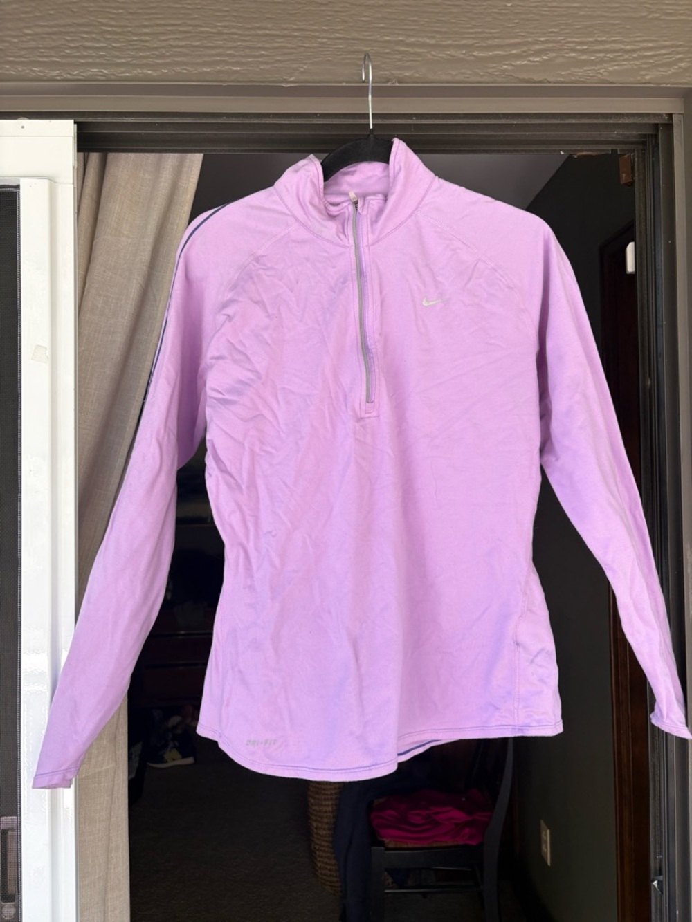 Nike Women’s Light Purple Half-Zip Pullover